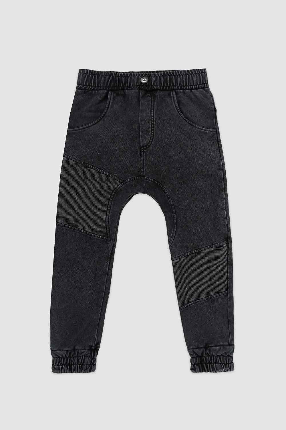 Vintage Black Panel Pants