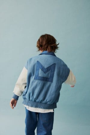 Denim Baseball Jacket