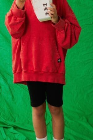 Tape Black Biker Shorts