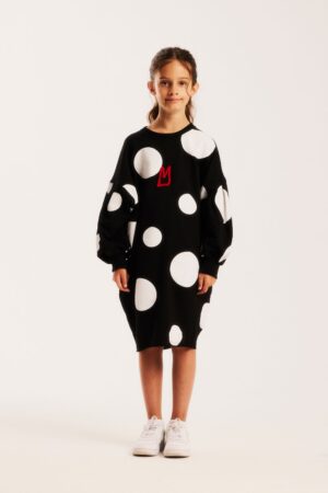 B&W Dots Dress