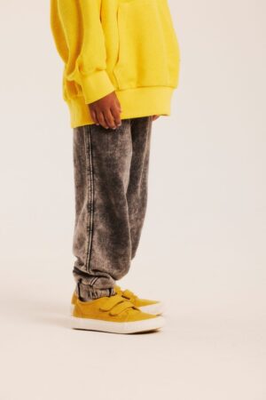 Acid Grey Wide Pants